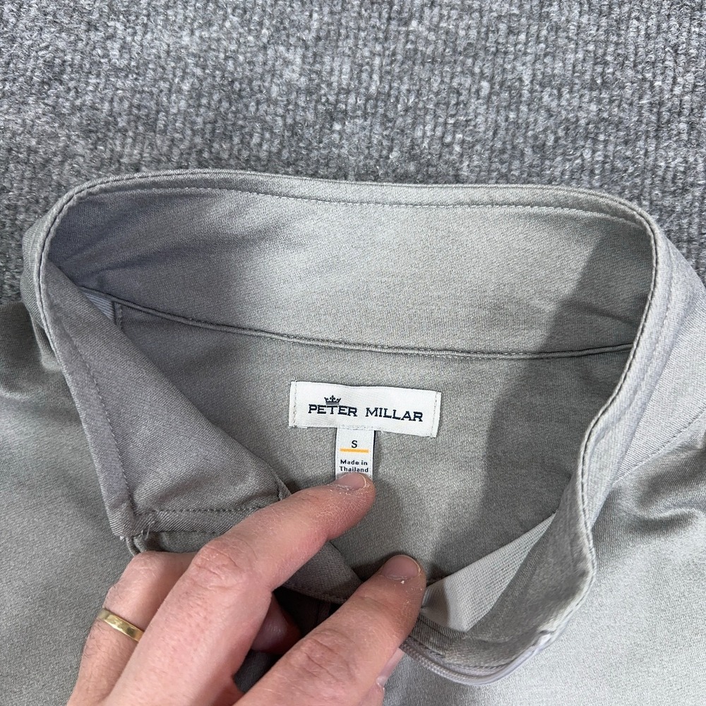 Peter Millar Pullover Men Small Gray Perth Perfor… - image 6